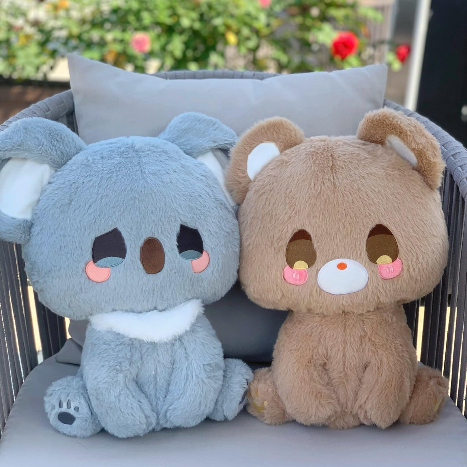 Amazon.co.jp: 縫いぐるみ ペアセット 2点セット 熊 コアラ 可愛い